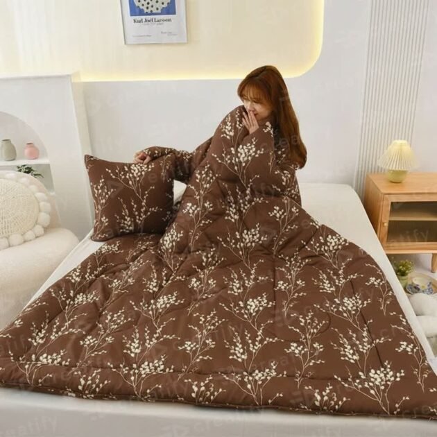 couette avec les manches